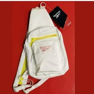Reebok Cosmos Sling bag white pink yellow